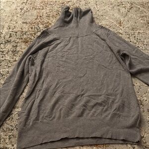 Cozy Gray Turtleneck Sweater